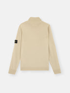 Stone Island Light Knit Roll Neck Sweatshirt 525C4 Stucco
