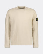 Stone Island Virgin Wool Sweatshirt in Stucco