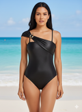 Y8878 Contemporary One Piece with Asymmetric Strap and Buckle