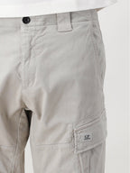 C.P. Company Cargobroek Grijs Stretch Satin