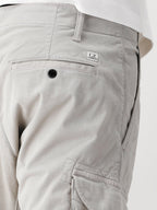 C.P. Company Cargobroek Grijs Stretch Satin