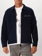 C.P. Company Overshirt Blauw Corduroy
