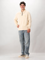 C.P. Company Sweater Beige Half Zip