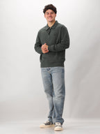 C.P. Company Sweater Grijs Half Zip