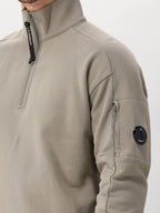 C.P. Company Sweater Groen Half Zip