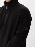 C.P. Company Sweater Zwart Half Zip