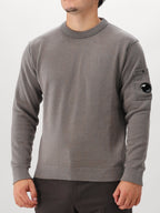 C.P. Company Gebreide Trui Grijs/Bruin