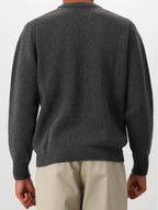 C.P. Company Gebreide Trui Grijs Lambswool Mixed