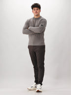 C.P. Company Gebreide Trui Grijs/Bruin