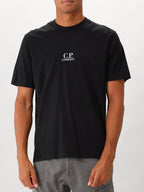 C.P. Company T-shirt Zwart Jersey 30/1
