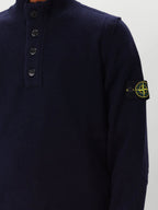 Stone Island Gebreide Trui Blauw