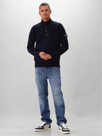 Stone Island Gebreide Trui Blauw