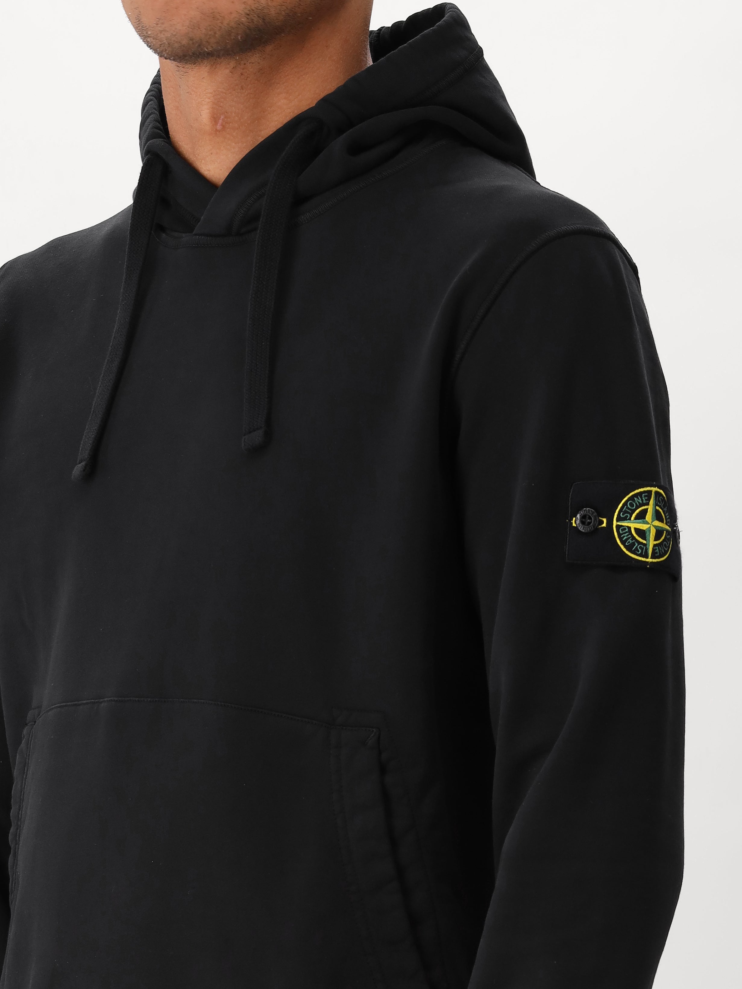Stone Island Hoodie Zwart