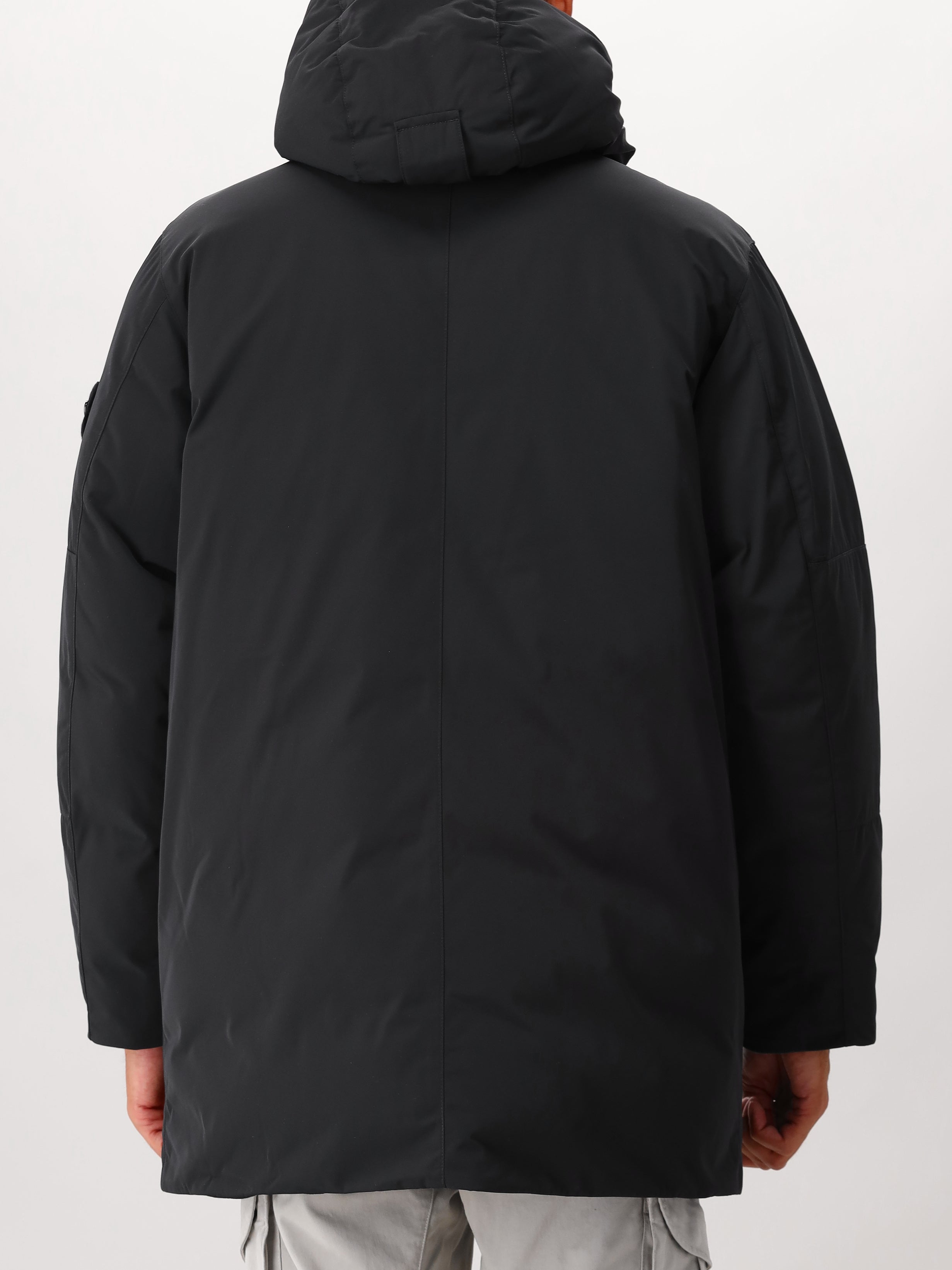 Stone Island Parka Donsjas Zwart