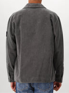 Stone Island Overshirt Corduroy Grijs
