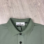 Stone Island Patch Polo Shirt - Sage