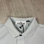Stone Island Patch Polo Shirt - Sky Blue