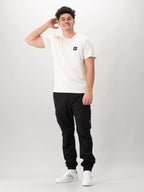 Stone Island T-shirt Beige Patch Logo
