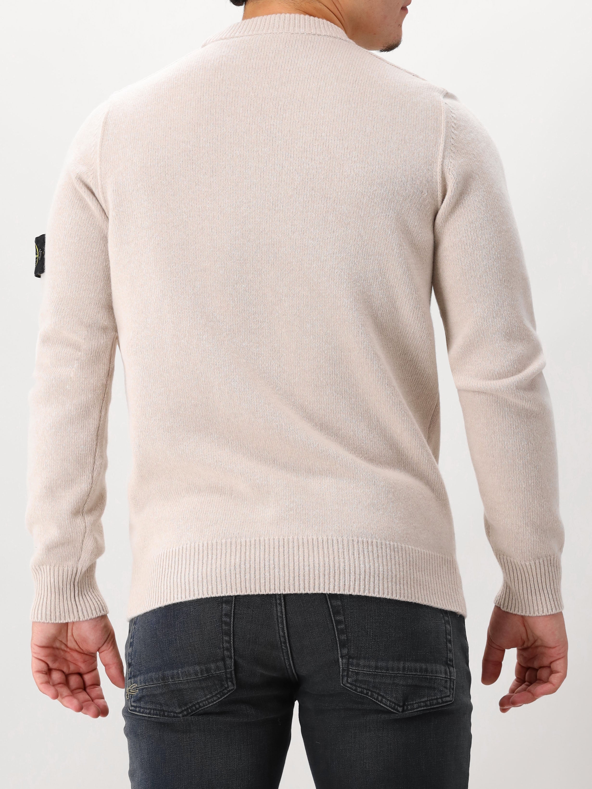 Stone Island Gebreide Trui Beige