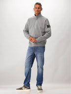 Stone Island Half Zip Grijs