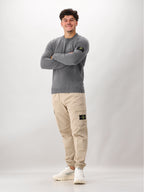 Stone Island Gebreide Trui Grijs