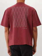 Stone Island T-shirt Bordeaux Rood