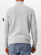 Stone Island Gebreide Trui Grijs