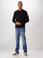 Stone Island Gebreide Trui Zwart